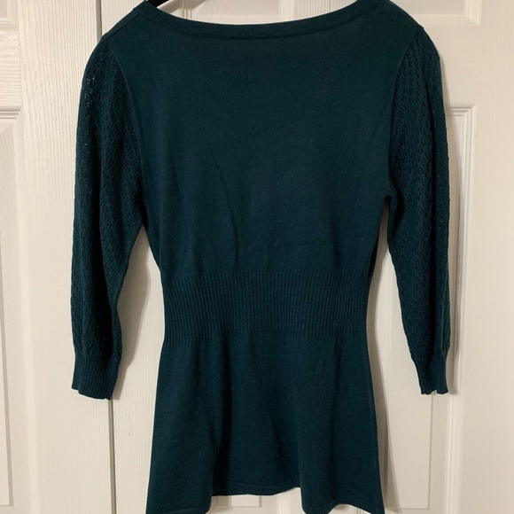 2/$30 Never worn 3/4 sleeve length sweater - Picture 2 of 3